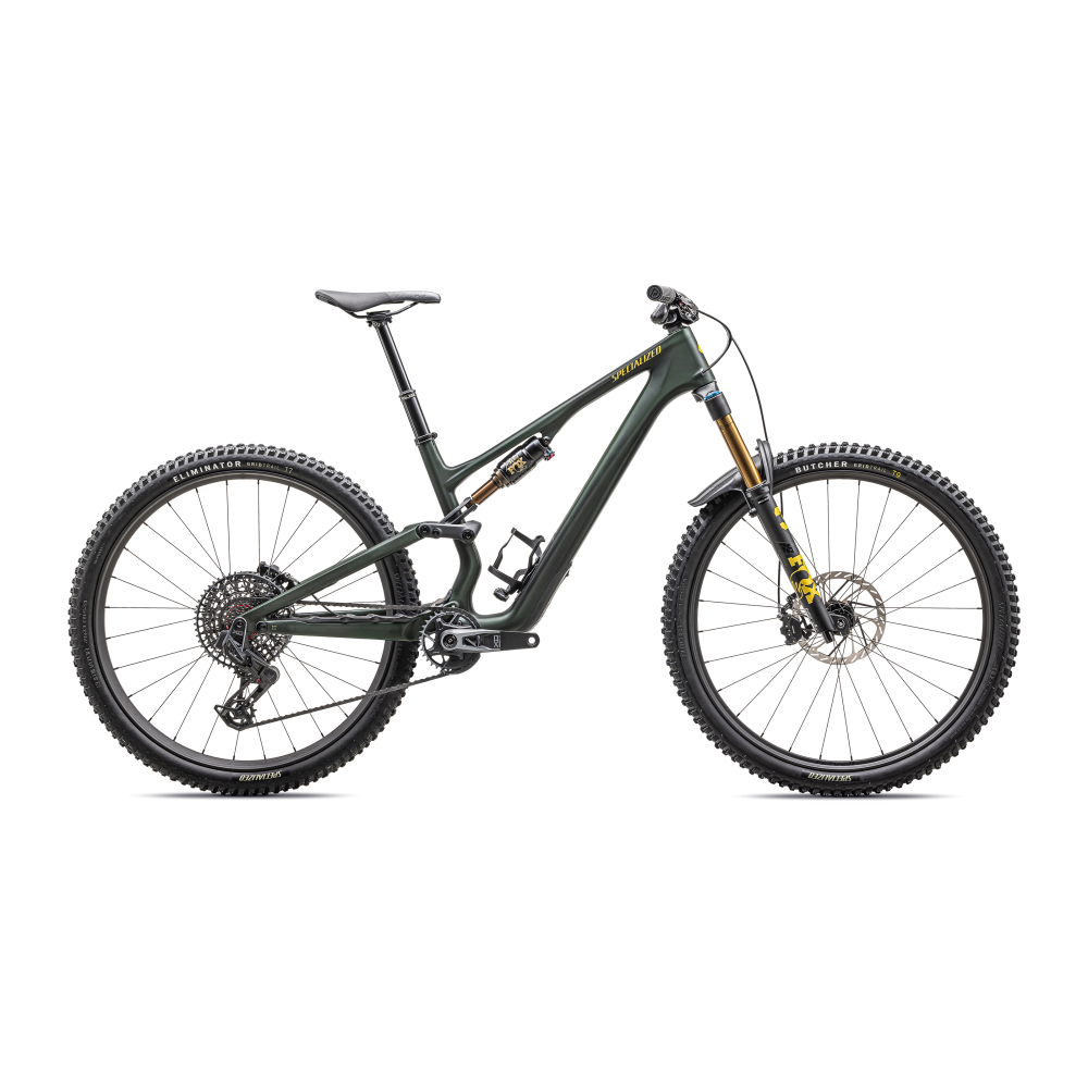 Bicicleta Specialized Stumpjumper 15 PRO Satin Green Tint / Gunmetal / Satin Metallic Sulphur 2025
