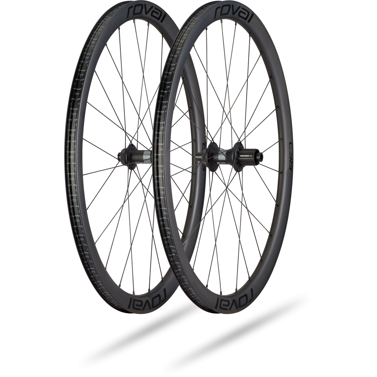 Jeu de roues Roval Rapide C 38 Disc Satin Carbon/Black