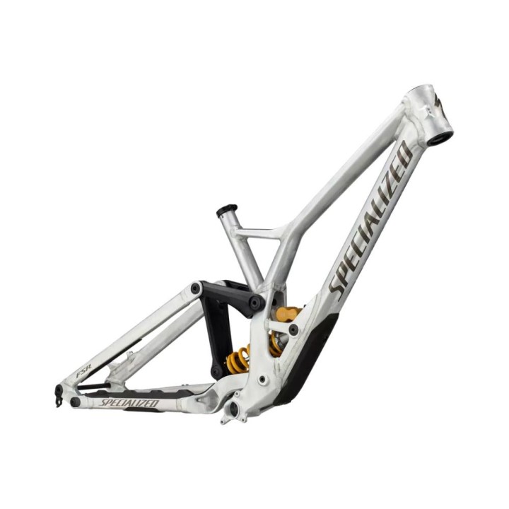 Cuadro Specialized Demo Race Gloss Flake Silver / Gunmetal / Brushed 2025