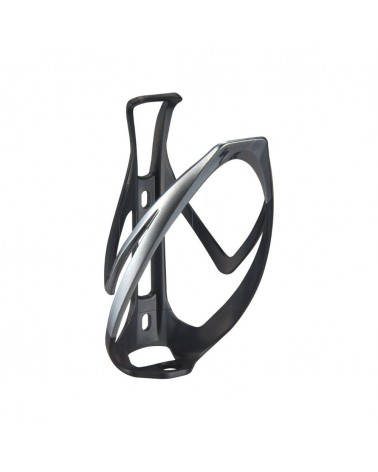 Portabidón Specialized Rib Cage II Black Matt/ Liquid Silver