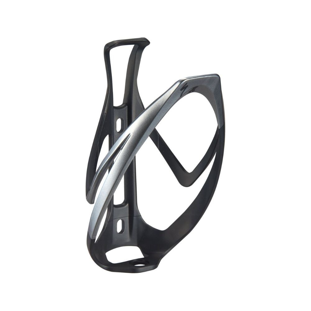 Portabidón Specialized Rib Cage II Black Matt/ Liquid Silver