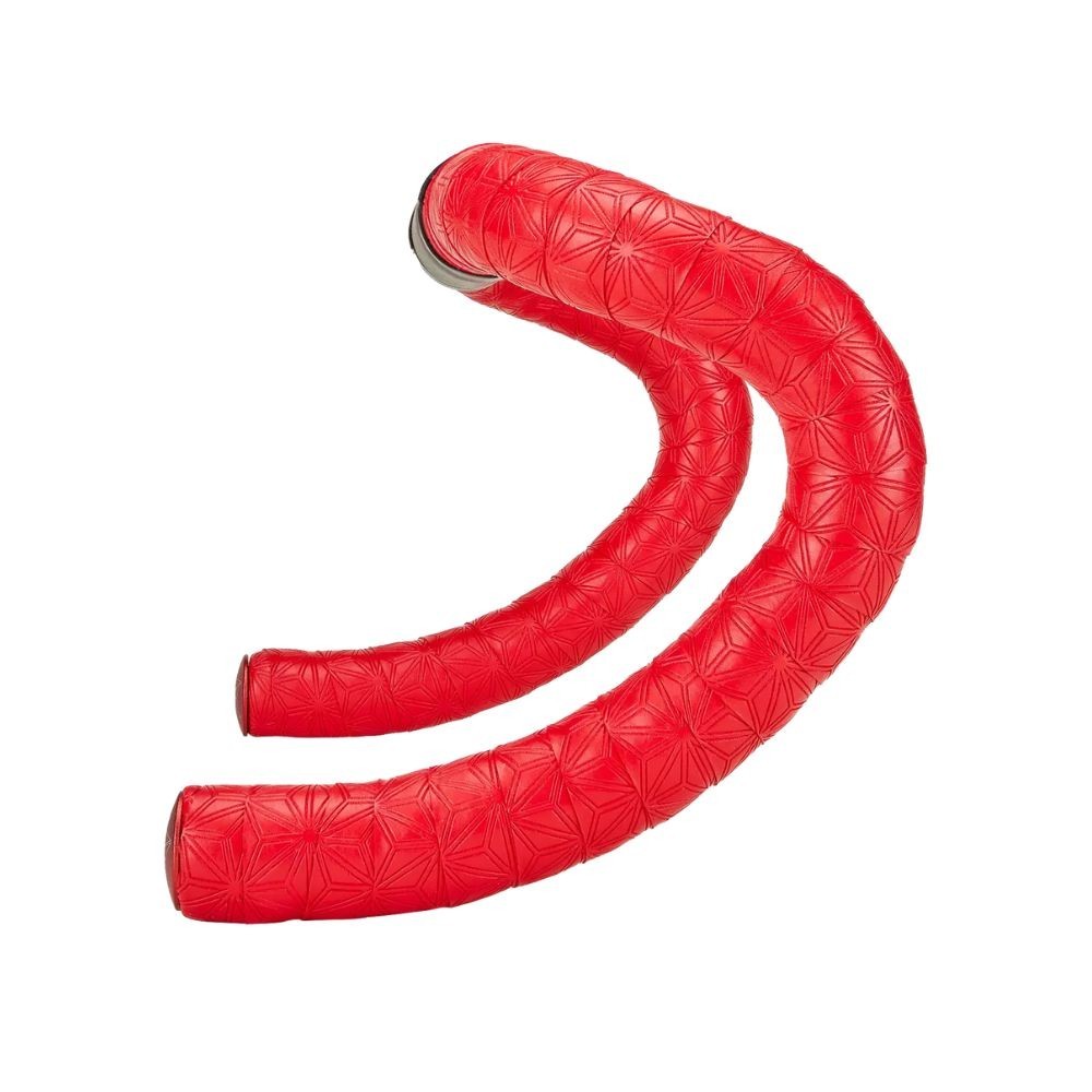 Ruban de guidon Supacaz Super Sticky Kush Tape Classic Rouge/Rouge Anodisé