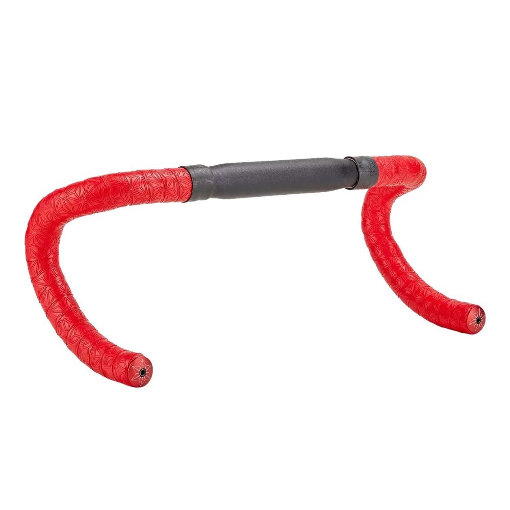 Ruban de guidon Supacaz Super Sticky Kush Tape Classic Rouge/Rouge Anodisé