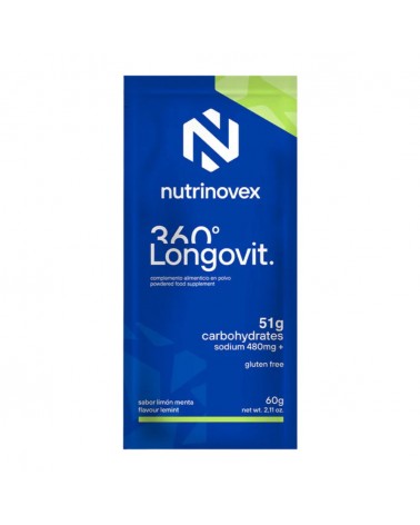Carbohidratos Nutrinovex Longovit 360 Drink 51g Limón Menta