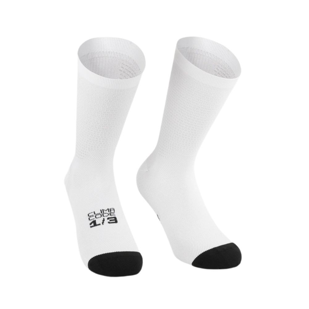 Chaussettes Assos Endurance S11 White Series|Vêtements cyclisme
