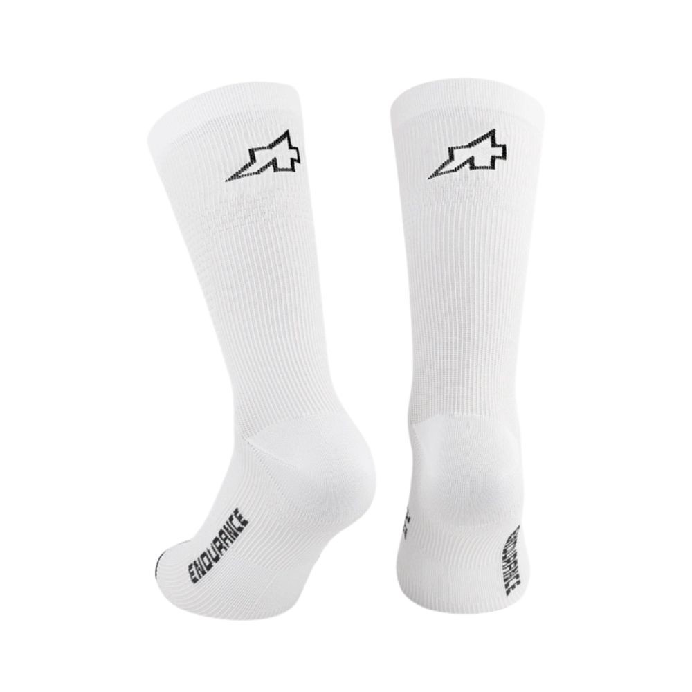 Chaussettes Assos Endurance S11 White Series|Vêtements cyclisme