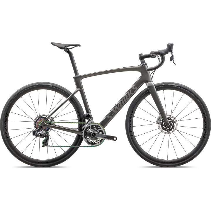 Vélo Specialized Roubaix S-Works Gloss Smoke/Satin Black Pearl  2024