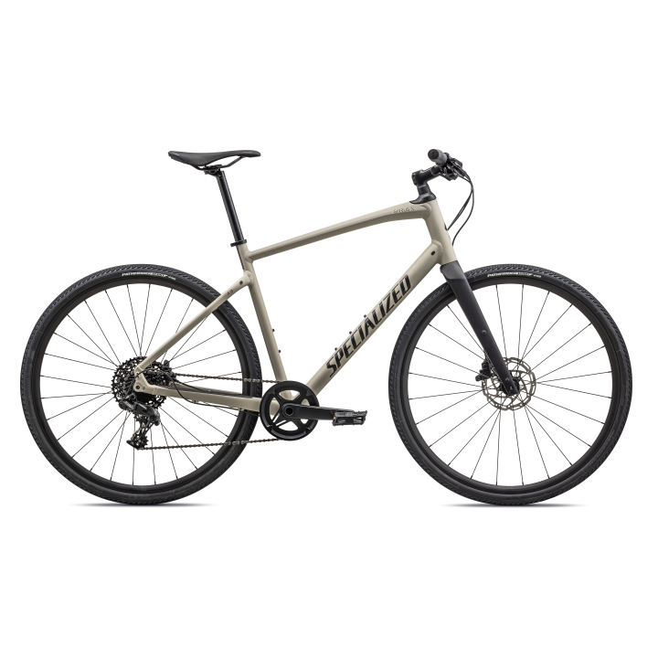 Bicicleta Specialized Sirrus X 4.0 Satin White Mountains / Taupe / Satin Black Reflective