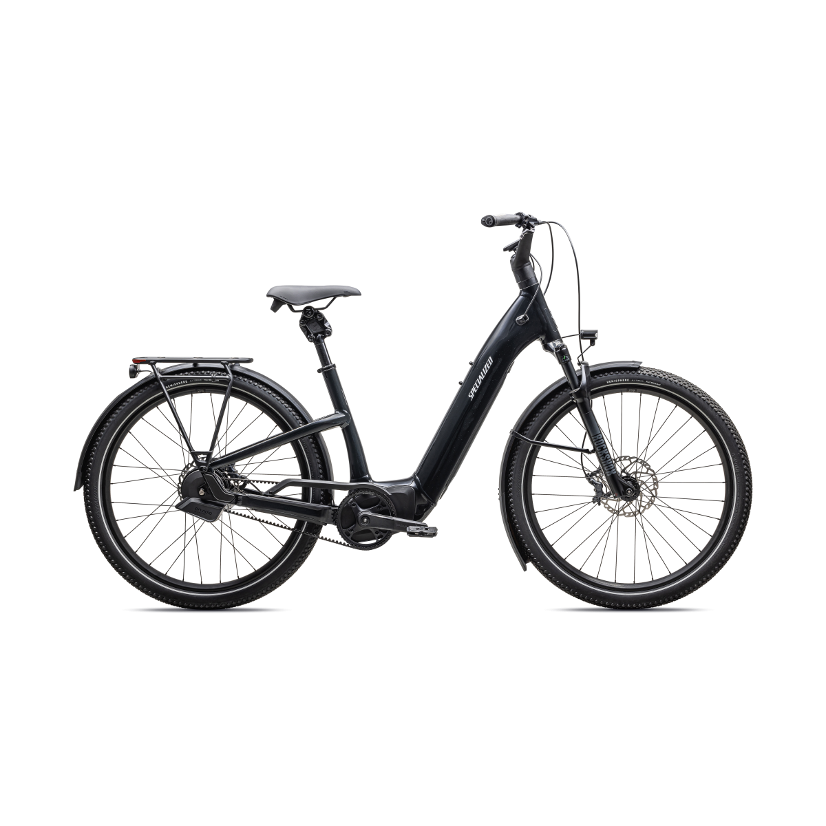 Vélo Specialized Turbo Como 5.0 Igh Nb Gloss Cast Black / Satin Silver Reflective 2025