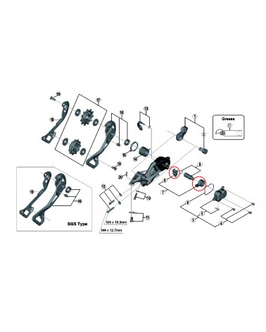 Estabilizador de cambio RD-M9000
