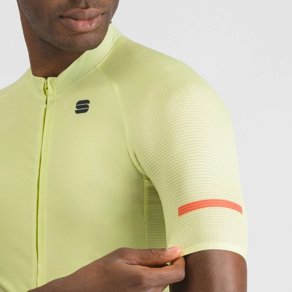 Maillot à manches courtes Sportful Supernova Shadow Lime
