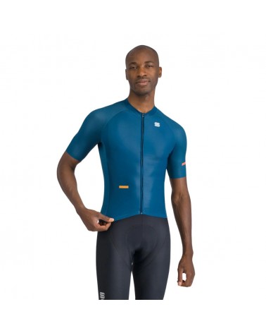 Maillot Manga Corta Sportful Supernova Teal Blue