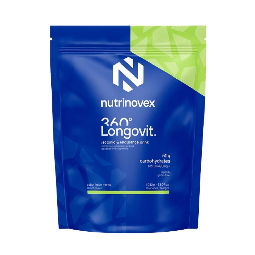 Carbohidratos Nutrinovex Longovit 360 Drink 51g Limón Menta