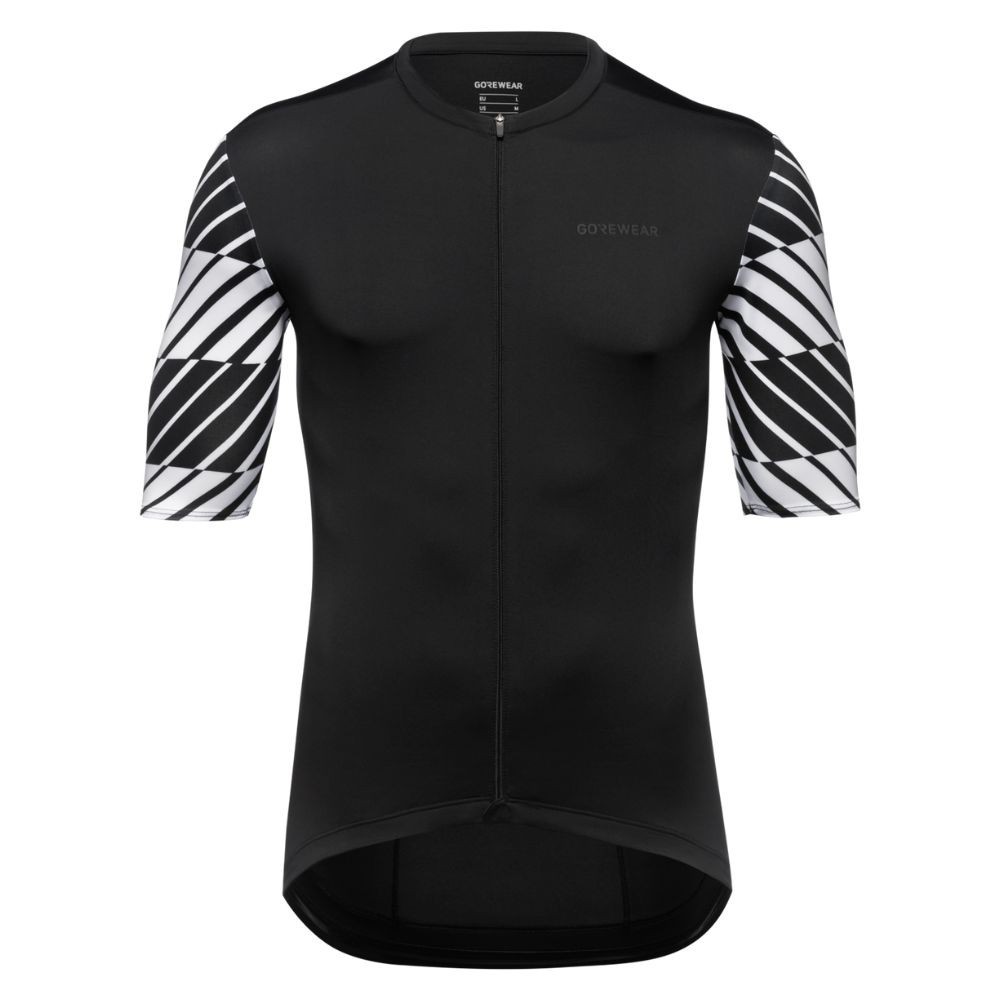 Maillot homme à manches courtes Gore Swiftride noir/blanc