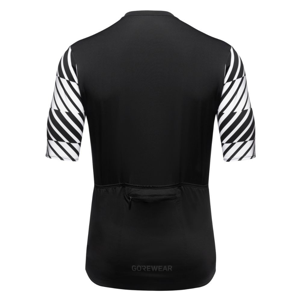Maillot homme à manches courtes Gore Swiftride noir/blanc
