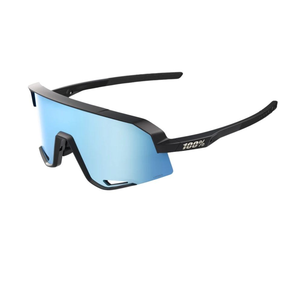 Gafas 100% Slendale Lente Ahumada - Montura Negro Mate