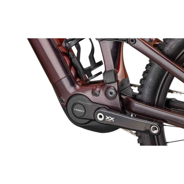 Vélo Specialized Turbo Levo S.Works Carbon G4 Nb Rouge nacré brillant / Noir / Blanc métallisé argenté 2026