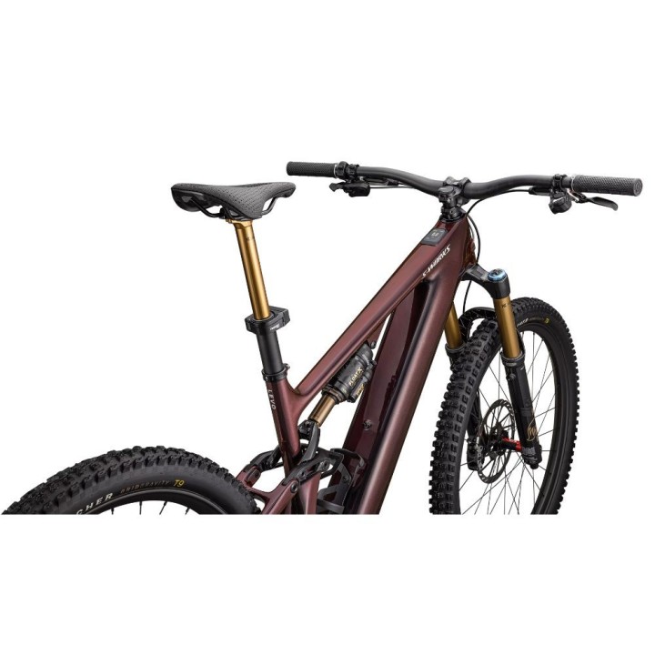 Vélo Specialized Turbo Levo S.Works Carbon G4 Nb Rouge nacré brillant / Noir / Blanc métallisé argenté 2026