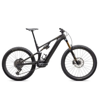 Vélo Specialized Turbo Levo Pro Carbon G4 Nb Gloss Metallic Obsidian / Burnt Gold Metallic 2026