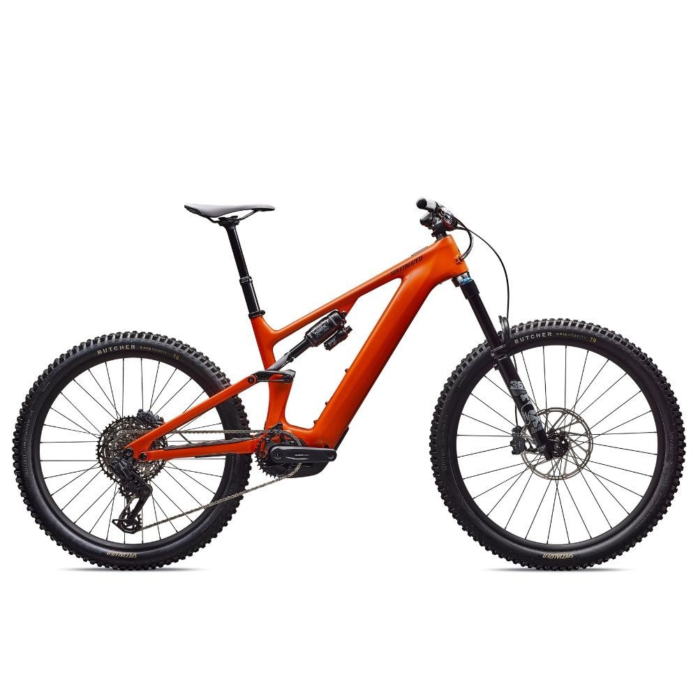 Vélo Specialized Turbo Levo Comp Carbon G4 Nb Orange brillant sur argent poudré / bleu marine foncé 2026