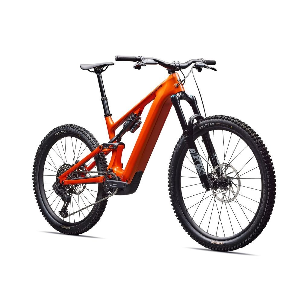 Vélo Specialized Turbo Levo Comp Carbon G4 Nb Orange brillant sur argent poudré / bleu marine foncé 2026