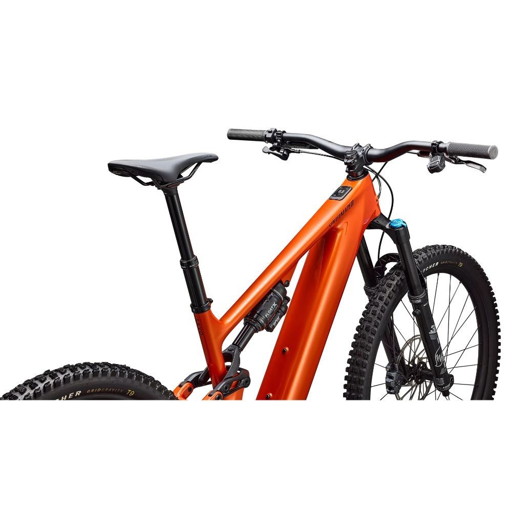 Vélo Specialized Turbo Levo Comp Carbon G4 Nb Orange brillant sur argent poudré / bleu marine foncé 2026