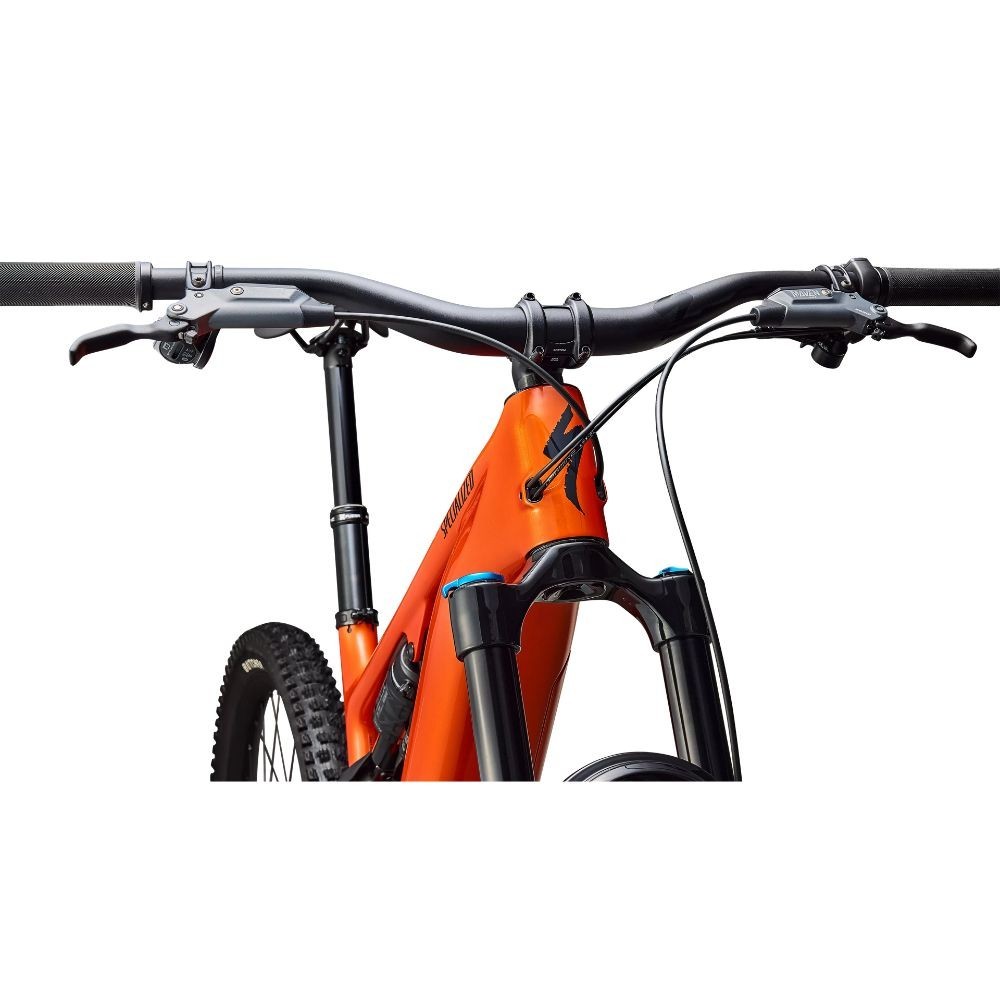 Vélo Specialized Turbo Levo Comp Carbon G4 Nb Orange brillant sur argent poudré / bleu marine foncé 2026