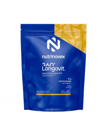 Carbohidratos Nutrinovex Longovit 360 Drink 51g  Doypack 1080gMango Maracuyá