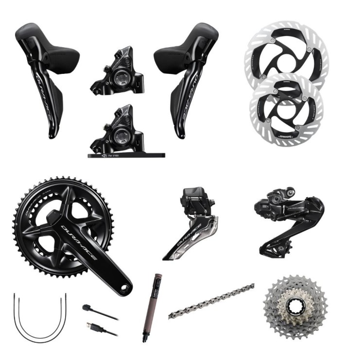 Groupe complet Shimano Dura-ace Di2 R9200 12v. 52x36 -11-34 Avec potentiomètre