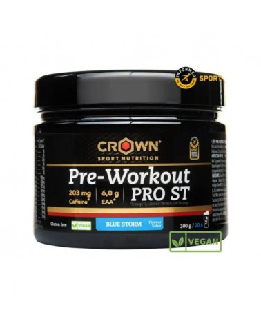 Pre-Entreno Crown Pre-Workout PRO ST 300g Blue Storm