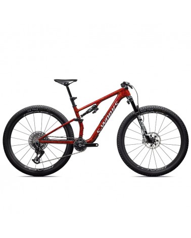 Bicicleta Specialized S-Works Epic 8 Gloss Fiery Red Dry Impasto / Metallic White Silver 2026