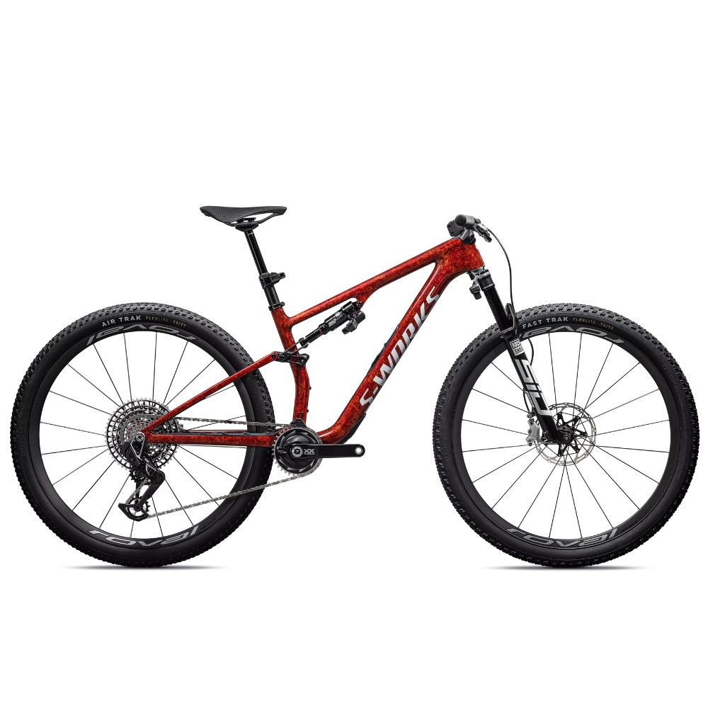 Bicicleta Specialized S-Works Epic 8 Gloss Fiery Red Dry Impasto / Metallic White Silver 2026