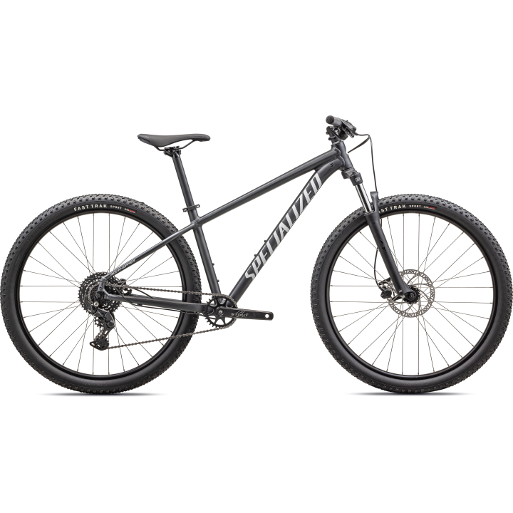 Bicicleta Specialized Rockhopper Sport Vn Satin Black Liquid Metal / White