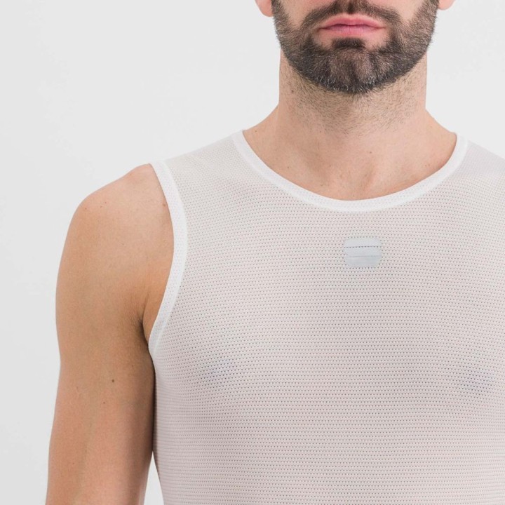 Camiseta interior Sportful Thermo Dynamic Lite White|ropa interior ciclismo