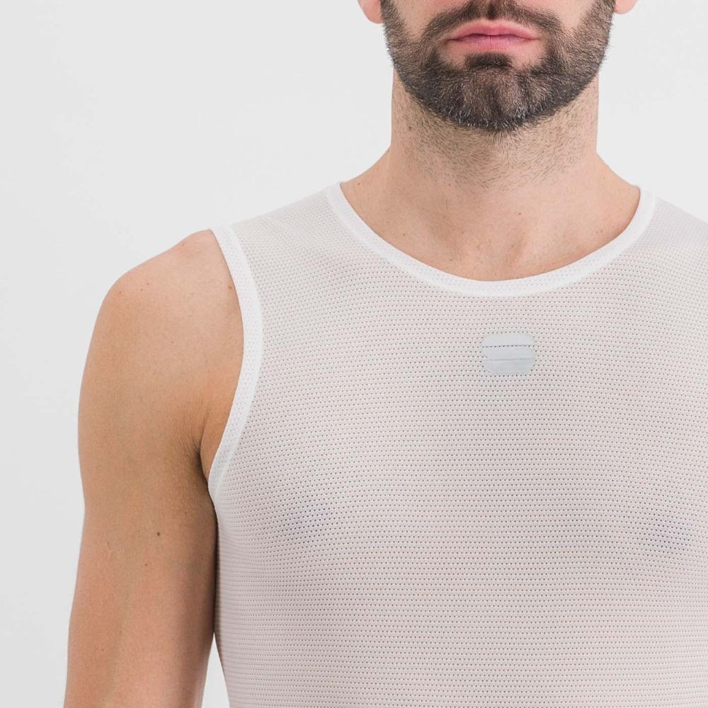 Camiseta interior Sportful Thermo Dynamic Lite White|ropa interior ciclismo