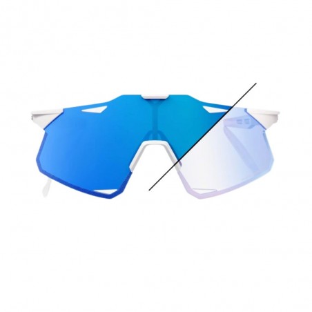 Gafas 100% Hypercraft Bastille Pearl/Blue Photochromic Lens