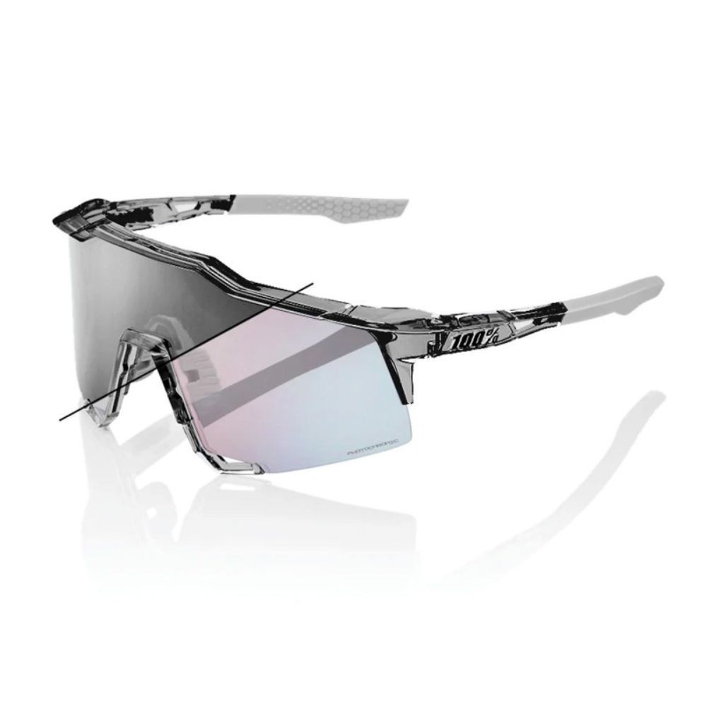 Lunettes 100 % Speedcraft Rose Gold Mirror Photochromic Lens | lunettes de cyclisme
