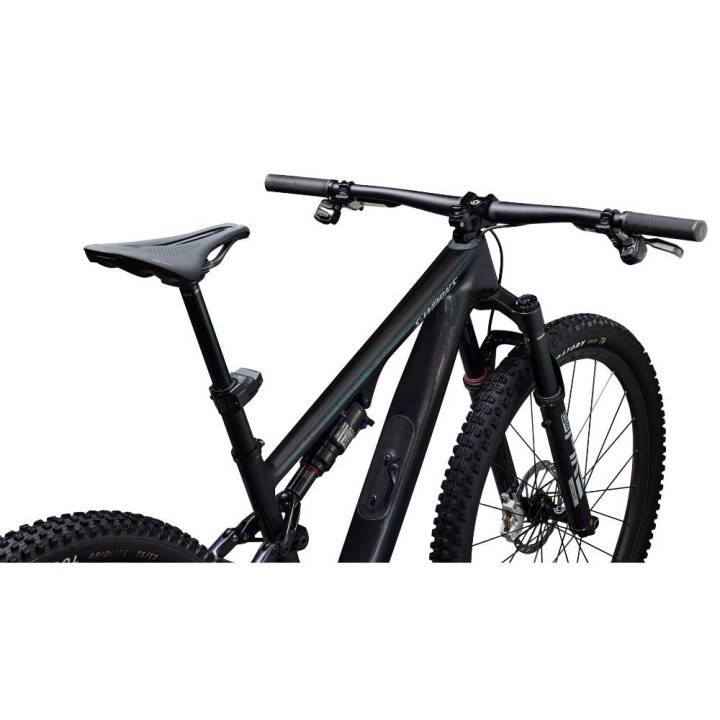 Bicicleta Specialized S-Works Epic 8 EVO AXS Gloss Carbon/Green to Purple Viavi Fade/Brushed Liquid Metal