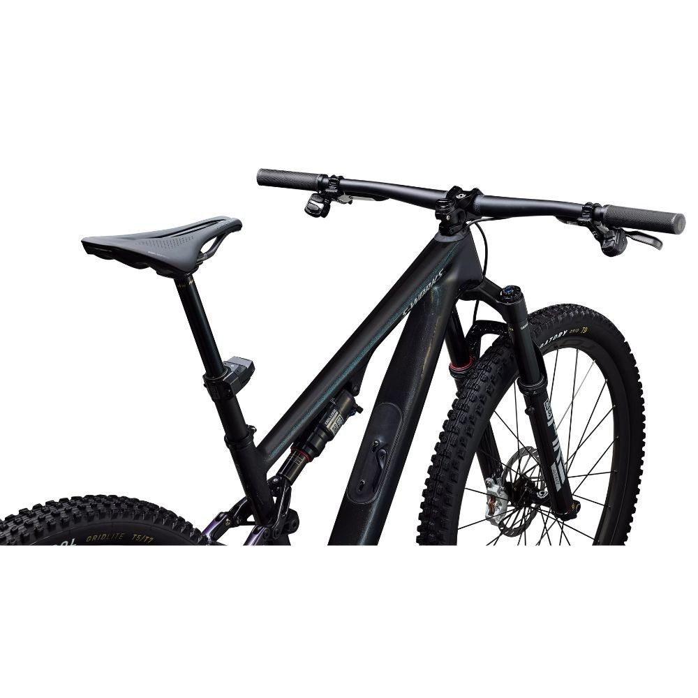 Bicicleta Specialized S-Works Epic 8 EVO AXS Gloss Carbon/Green to Purple Viavi Fade/Brushed Liquid Metal