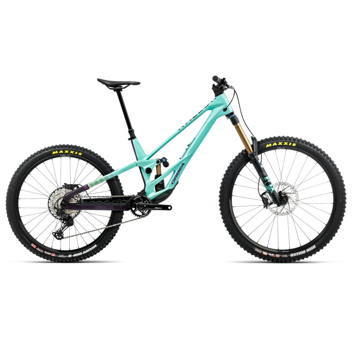 Bicicleta Orbea Rallon 450 E-Team Aloha Green - Fantasy Purple Carbon View (Gloss) 2026