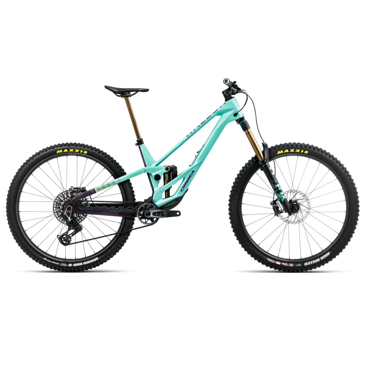 Bicicleta Orbea Rallon 450 E-Ltd Aloha Green - Fantasy Purple Carbon View (Gloss) 2026