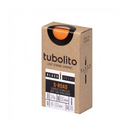 Chambre à air Tubolito S-Tubo-Road SV60 (700C x 18-32 MM) Valve Presta