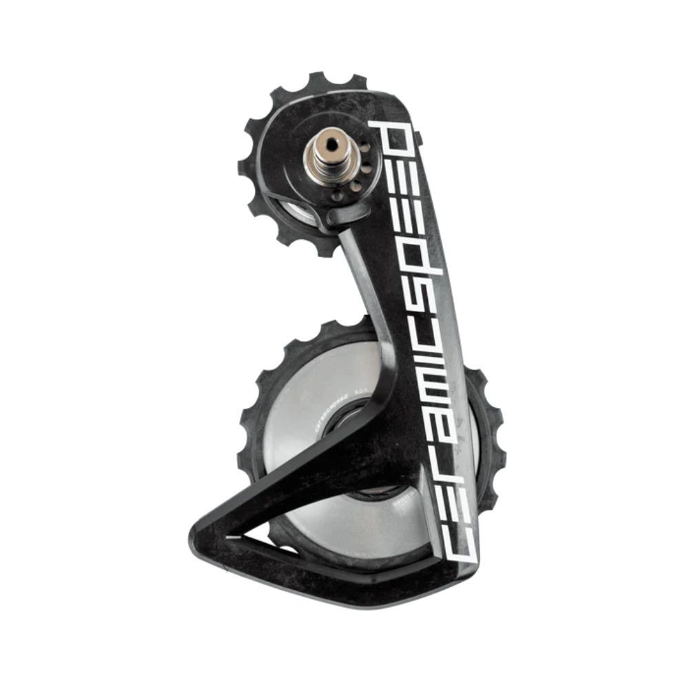Portapoleas Ceramicspeed OSPW RS Alpha Shimano 9250/8150 Argent Logo équipe
