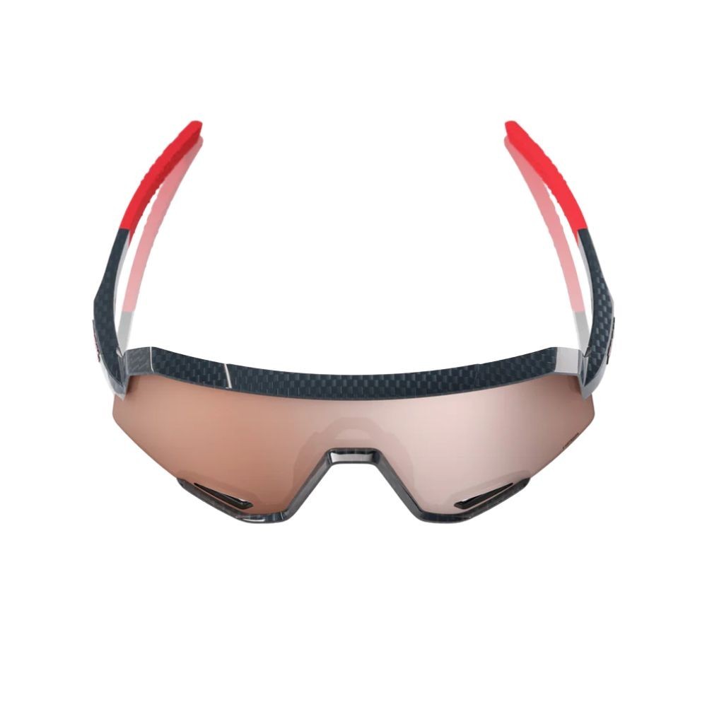 Gafas 100% Slendale Lente HiPER® Crimson Silver Mirror Lens - Montura Gloss Carbon Fiber