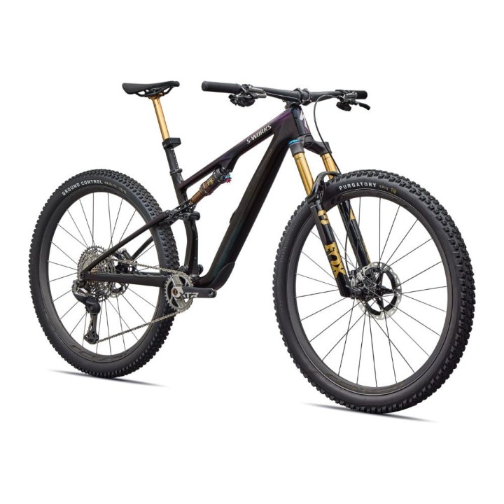 Bicicleta Specialized Epic 8 S-Works Evo DI2 Gloss Carbon / Green to Purple Viavi Fade / Brushed Liquid Metal 2026