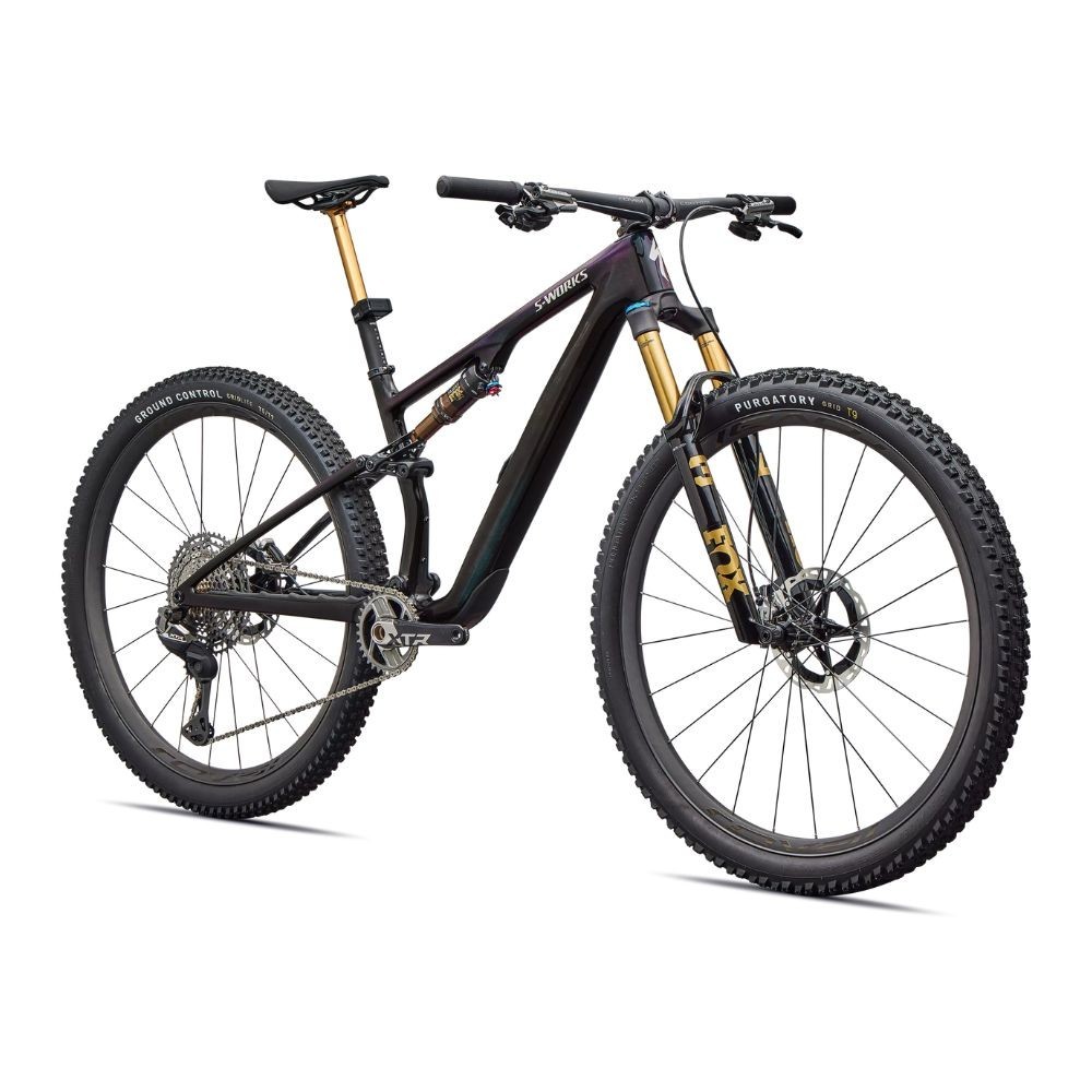 Bicicleta Specialized Epic 8 S-Works Evo DI2 Gloss Carbon / Green to Purple Viavi Fade / Brushed Liquid Metal 2026