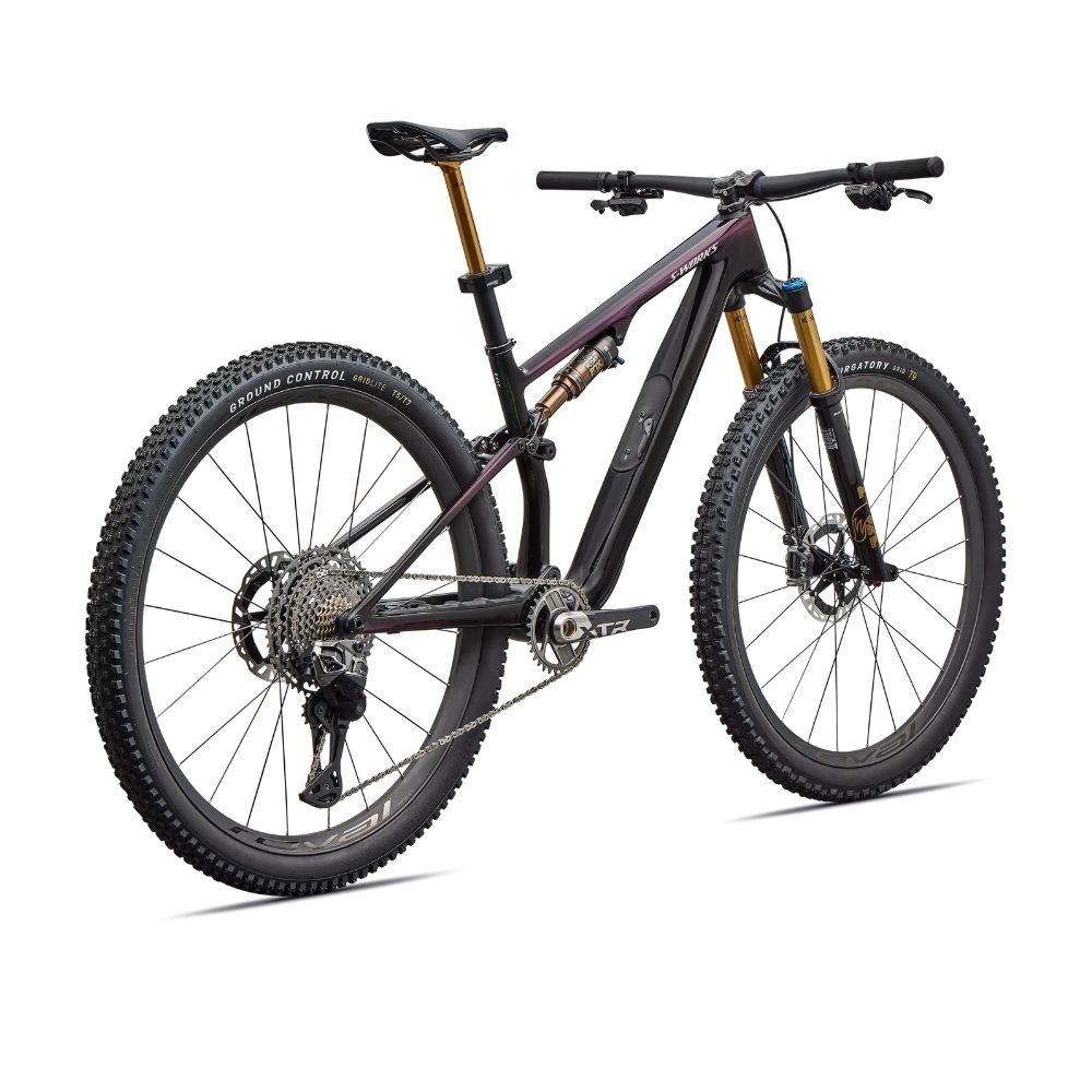Vélo Specialized Epic 8 S-Works Evo DI2 Carbone brillant / Vert à violet dégradé Viavi / Métal liquide brossé 2026