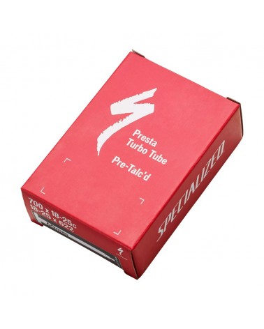 Cámara Specialized Turbo Carretera 700c 28-42C Válvula Presta Talco