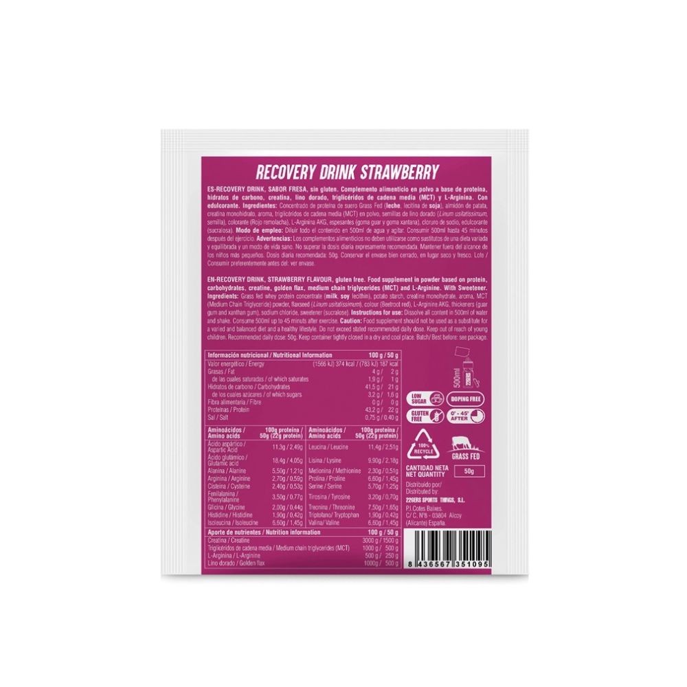 Recuperador 226ERS Recovery Drink Monodosis Fresa|Recuperador