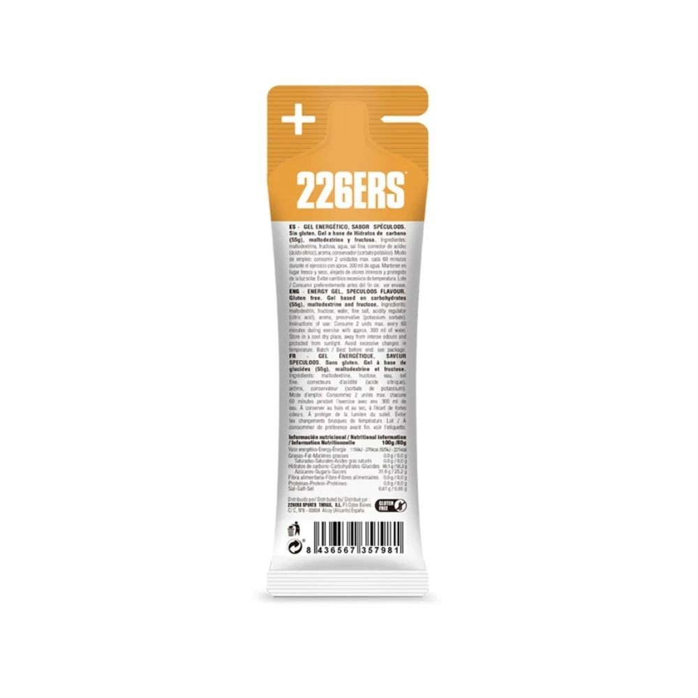 Gel 226ERS High Fructose 80g Speculoos|Nutrición ciclismo|